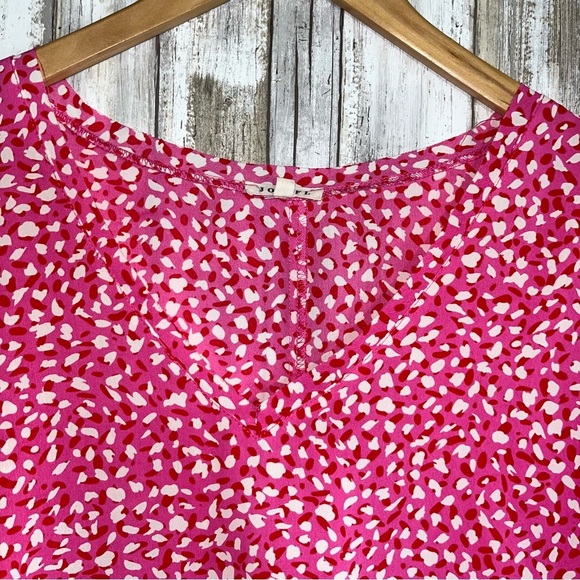 Jodifl Marley Hot Pink Printed Blouse - Picture 6 of 7